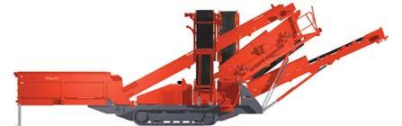 speed: 1200rpm Screen Motor: 51cc/rev Impact plate together with spreader plate Hydraulic angle adjustment