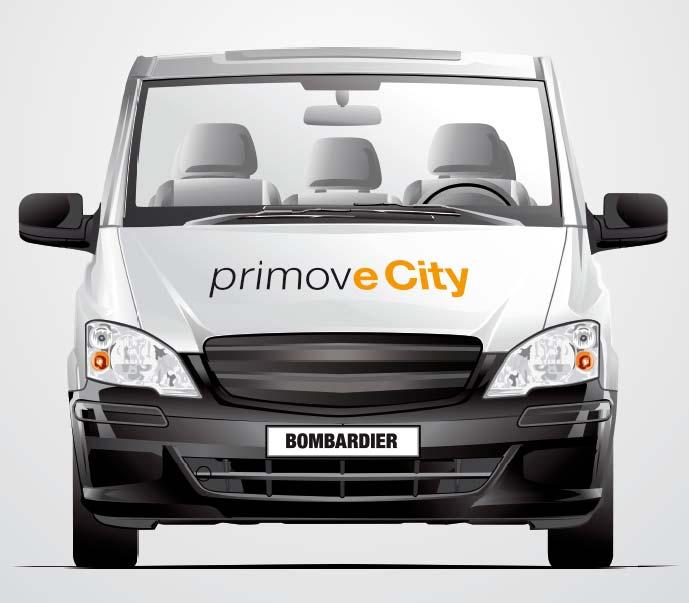 PrimoveCity goes automotive Application for cars and commercial vehicles Currently in test at the BOMBARDIER Center of Excellence in Mannheim Convenient cable and