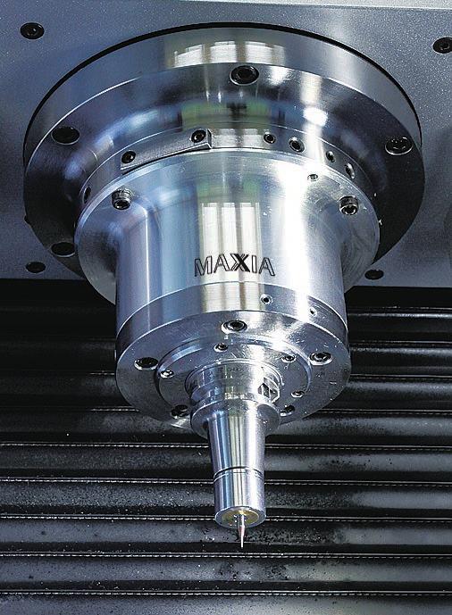 Dedicated to the high-speed, high-accuracy market with a focus on small workpiece processing and linear motor drive technology Spindle Maximum spindle speed is 46,000. Spindle motor output is 7.