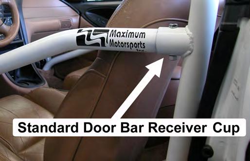 Positioning the Door Bars The installation method for both the standard door bars and the removable swing-out door bars is identical.