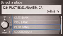 A list of the nearest ATMs in your area is displayed by