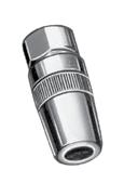 Accessories Grease Couplers 200325 202650 1/8 NPT(F) inlet standard tapered-nose coupler. Hardened jaws grip grease fittings through wide-sealing angle, but release easily.