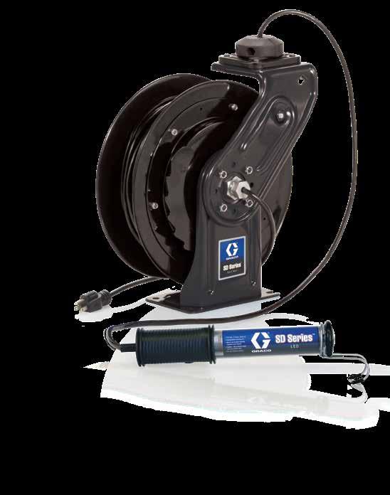 SD Series Cord and Light Reels Quality Cord and Light Reels Organize your work space for a safer, more productive work environment. Make Graco your single source for your entire reel bank.