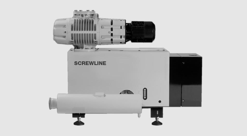 Pump Systems (Only available for purchase in North and South America) SP Close-Coupled Systems with SCREWLINE Dry Compressing Backing Pumps SP close-coupled system Advantages to the User - Reduced