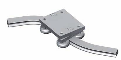 2 Technical data Technical data Zinc-plated steel slider body Zinc-plated rail Bearing steel roller pins Fig. 5 Performance characteristics: Available rail widths: CKR01/CVR01: 16.5 mm (0.