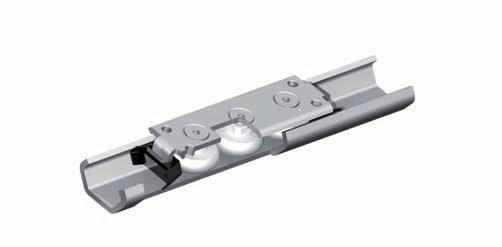 2 Technical data Technical data Stainless steel / zinc-plated steel rail Stainless steel / zinc-plated steel slider body Stainless steel / bearing steel rollers Fig.
