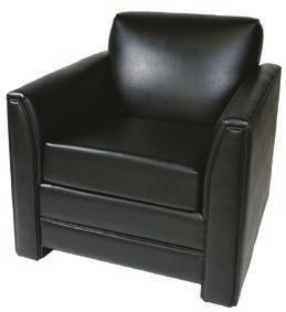 C-3 Chair - Black Leather