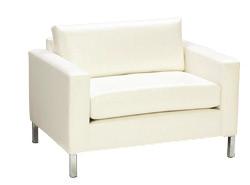 E-1 Sofa - White 77 L x 34