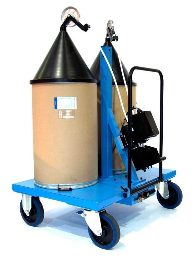 POWER DRUM TROLLEY ARC150-PDT Powered Drum Trolley for ARC150 Systems Designed to allow the energiser to be sited
