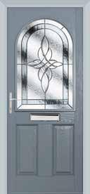 High security, energy efficient composite doors Glass Options (see pages 2-5) NEW GLASS CTB 12.1 GB (Rosewood) Caledonian Rose Handed CTB 12.3 CTB 12.