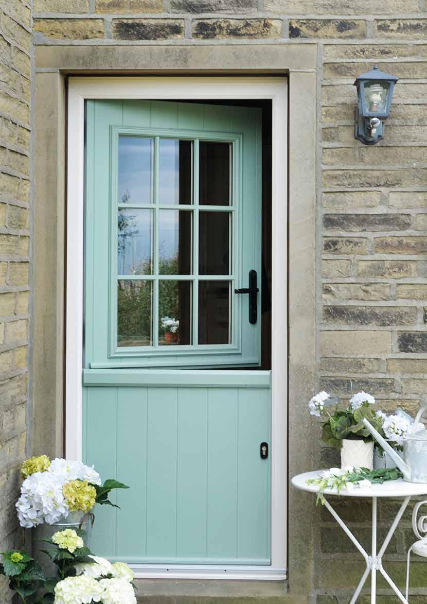 High security, energy efficient composite doors Stable Doors The majority of our standard and many of the italia Collection door styles are available as open in (only) stable doors.