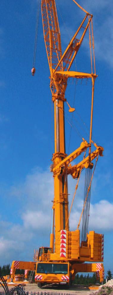 GIVE PROFITABILITY A LIFT Built to work. Job after job Efficiency is built into every Terex all terrain crane.