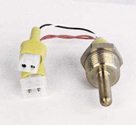 5.6 SENSOR PROBE SERVICE A. Each temperature probe (figure 5.6A) is a temperature transducer. The transducer is embedded into a bulb well, which is threaded into the tank.