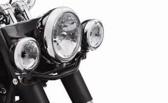 The brackets can also accommodate the bike s Original Equipment bullet turn signals if you choose to relocate them from the handlebar for a clean look.