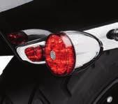 These Turn Signal Lens Kits replace the amber lenses for a clean front and rear appearance. Available in clear and smoked versions. Meets DOT requirements. C.
