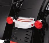 LIGHTING 703 Tail & Brake Lamps C. CENTER-MOUNT AUXILIARY RUNNING AND BRAKE LIGHT Brilliant red center-mount running and brake light grabs the attention of following vehicles.