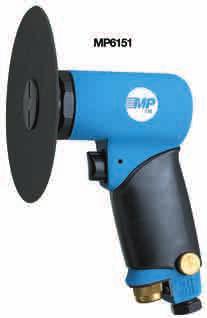 areas Variable speed regulator for on-the-job adjustment Ergonomic grip for operator comfort Lower dba and lighter than competitive models 7/16-20 spindle thread MP6151 Free Soeed Disc Length Weight