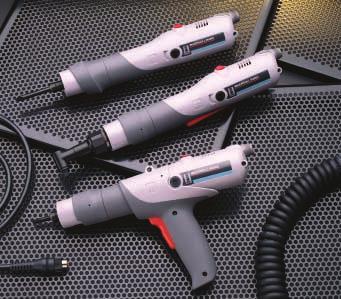 Electric Screwdrivers VersaTec TM Screwdrivers The VersaTec DC electric screwdriver combines industry-leading torque accuracy and repeatability with unmatched flexibility and serviceability for light