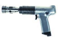 Drills Tappers 1/4" and 1/2" Capacity Features Air-thrown reverse valve for instant reversal Ergonomically designed for operator comfort and high production Variable throttle for maximum control and