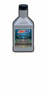 Protection and Performance AMSOIL synthetic diesel oils reduce friction and wear better than conventional oils, helping hard-working diesel engines perform better and last longer.