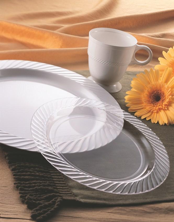 Create a serving sensation with Opulence s fresh approach to durable, disposable dinnerware. Deep plates and easy-grip coffee cups distinguish Opulence as the ideal serving solution for any occasion.
