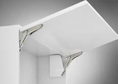 KITCHEN SOLUTIONS FREE FLAP 3.15 for one piece, hinge free flap door FREE FLAP 3.15 for one piece, hinge free flap door Model Grey White D 372.91.330 372.91.730 E 372.91.331 372.91.731 F 372.91.332 372.