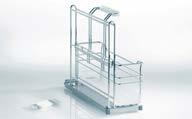 Cleaning agent pull-out Pull-out with 1 hook in basket Dimension (W x D x H) mm 160 x 486