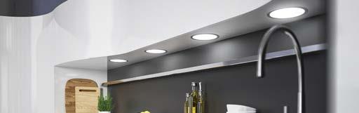LOOX LED 3021 surface mounted light, bar shape, IP44 24 V System Loox LED 3021, 4000K, chrome