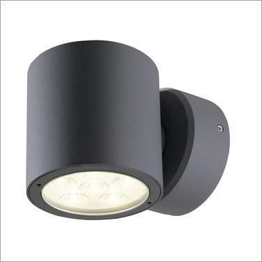 EX2232 LED Exterior Wall Light Flinders 6 x 1watt LEDs Powder coated die-cast aluminium cylindrical body and round base Tempered clear glass diffuser Silicon rubber gasket Inbuilt driver for direct
