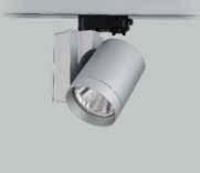 extruded aluminium. The pure aluminium reflector can be coupled with a variety of lamps.
