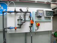 Water treatment equipment Devices to control water treatment are needed to ensure proper cooling tower water care.