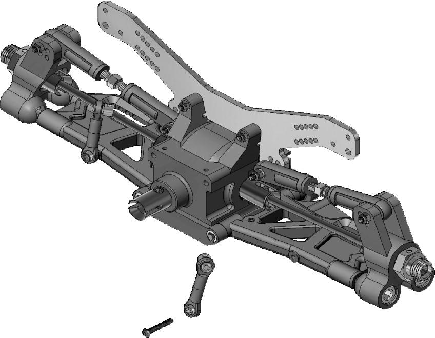 16 ASSEMBLY OF THE REAR SUSPENSION ARMS