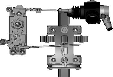 ..x1 38 ASSEMBLY OF THE THROTTLE LINKAGES INTO LEVER *Snap on. 94033 3x...x1 3x 10300 * Use the screw provided with your servo.