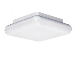 MULTILITE LED IP44 LED CEILING LIGHT IP44 rated for protected external areas Suitable for use in bathrooms zones 2 & 3 Suitable for wall and ceiling mounting Vandal resistant polycarbonate