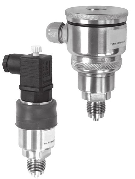 Versions Type 3994-0051-CV31XX Digital modular pressure transmitter in stainless steel housing, attachable functional modules for display, switching and communication, optionally with HART protocol,