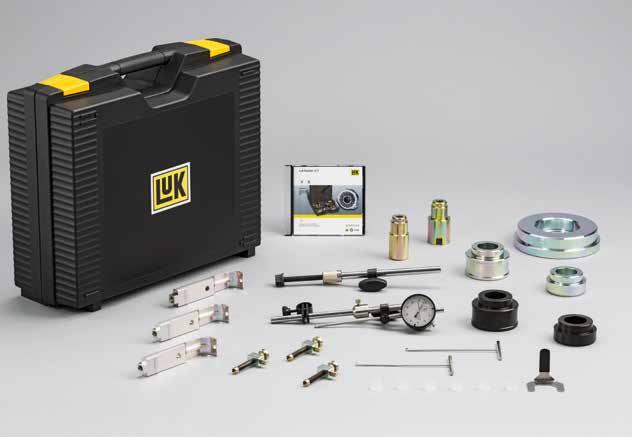 4 Description and scope of delivery of the LuK special tools 4.2 Volkswagen tool kit (Audi, SEAT, Škoda, Volkswagen) This vehicle-specific tool kit (part no.