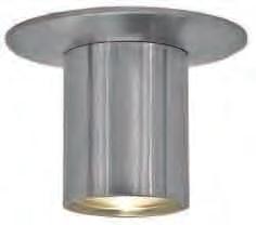 Halogen (): Incandescent Fluorescent (L1): Not Dimmable cubeo Halogen L1 LED FINIsh sa SA Satin Aluminum ROCKY CEILING Indoor/Outdoor Rocky is a ceiling mount accent and general downlight, featuring