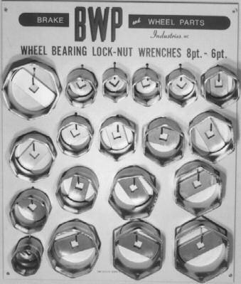 BWP WRENCH DISPLAYS Complete Wrench Display 19 Wrenches INCLUDES (1) DISPLAY BOARD (M-1951) AND 19 WRENCHES SHOWN BELOW M-1950 6 POINT WRENCHES 8 POINT WRENCHES M-1901 2-3/32" M-1903 2-3/8" M-1902