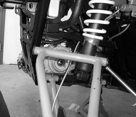 control arms from the frame.