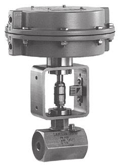 Type 3510 Micro-flow Valve In combination with an actuator, e.g.