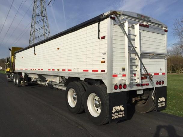 Quality Used Trailers 2003 Timpte Hopper Bottom 46.5 ft. long, 102 in. wide, 78 in. sides Spread axle, 54 in. L x 32 in.