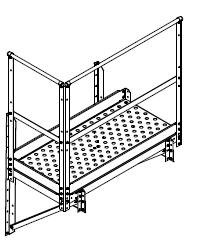 Easy Step Platforms Rise List Horizontal Bolt Ring per Item Description Price Weight Travel Spaces Size Step ES3532 32" Easy Step Platform & Stair Assy $650.