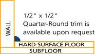Vinyl Accessories #171 Carpet Stair Nosing- Undercut nosing for 1/4" and 5/16" carpet #174 Tapered Carpet Cove Cap- Trim for coved carpet Packing Per Carton 5 / 12' sections Packing Per Carton 20 /