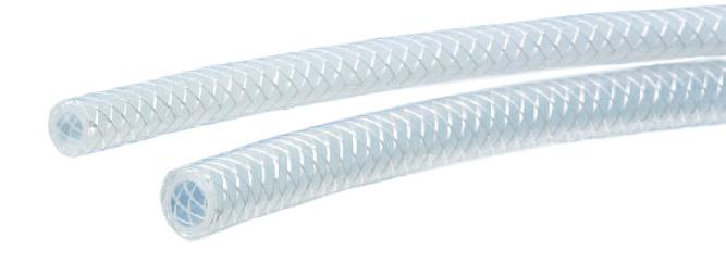 POLYESTER-REINFORCED POLYETHYLENE BEVERAGE HOSE 170 Series Bevlex Polyester-Reinforced Polyethylene Beverage Hose LLDPE core tube construction provides excellent resistance to stress cracking.