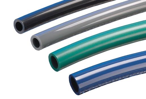 PVC TUBING TUBING, FITTINGS & CLAMPS 213 & 215 Series industrial grade PVC Tube is constructed to provide lightweight flexibility, kink-resistance and economy.