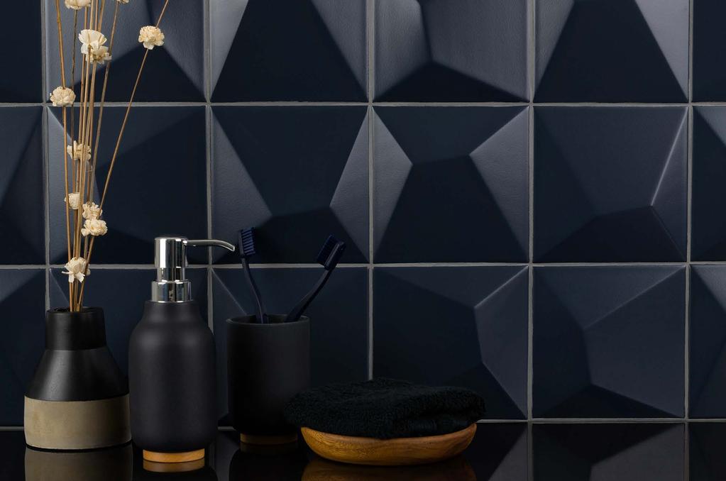 BOUTIQUE CHIC This collection brings you dimensional wall tiles in