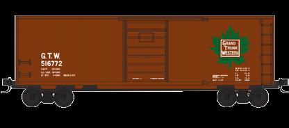 Micro-Trains first N scale body style, the 40 Standard Box Car with Single Door, was released in November, 1972 in 4 paint schemes and again in December,