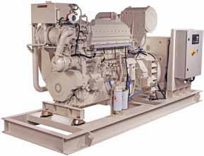 K19-CP Marine Generator Sets Specifications Engine Model Alternator AVR Type Operating Fuel Agency Approvals Emissions Cummins KTA19-D(M1) Newage HCM534E MX341 #2 Diesel, MGO ABS, BV, DNV, GL, LR IMO