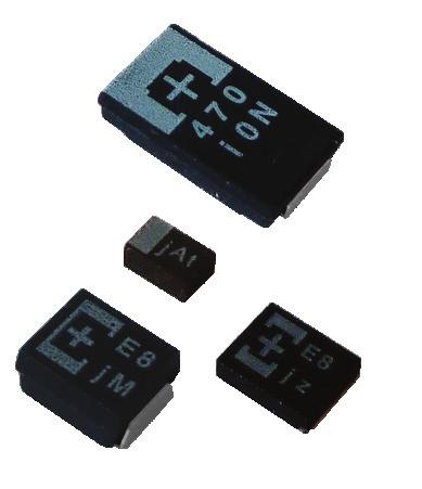 Like the layered polymer capacitors, the wound style has extremely low ESR values. Some of our OS-CON capacitors, for instance, have ESR values below 5mΩ.