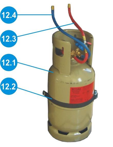 12. Refrigerant Cylinder 12.1. 12.1 Refrigerant Cylinder - 12 kg Code: 000034 Weight: 8kg Pack.
